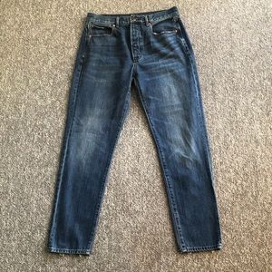 American Eagle Hi Rise Girlfriend Denim Jeans Size 6 Regular